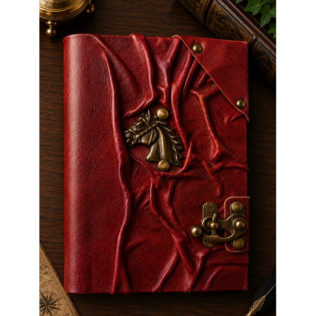 13cm x 18cm middle leather notebook -11